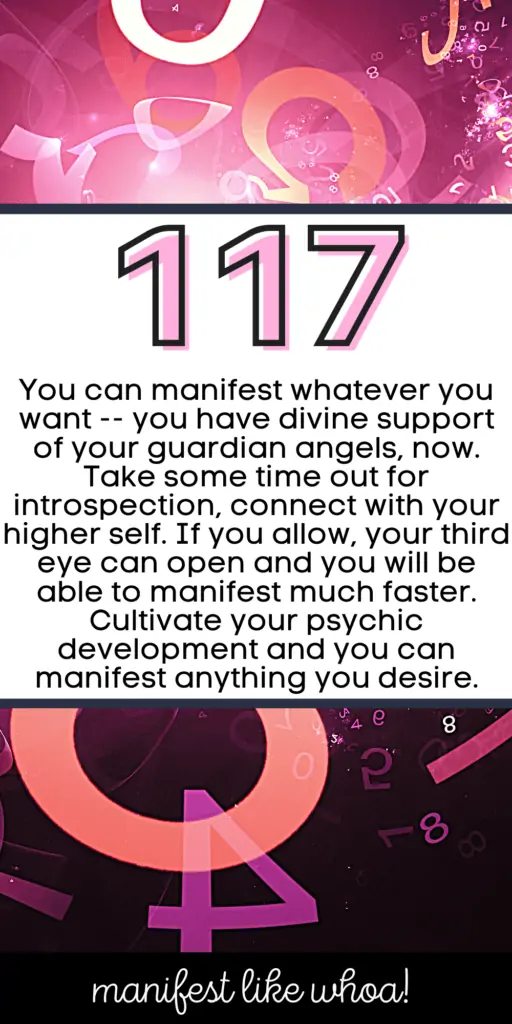 Angel Number 117 For Manifesting (Numerology Angel Numbers & Law of Attraction)