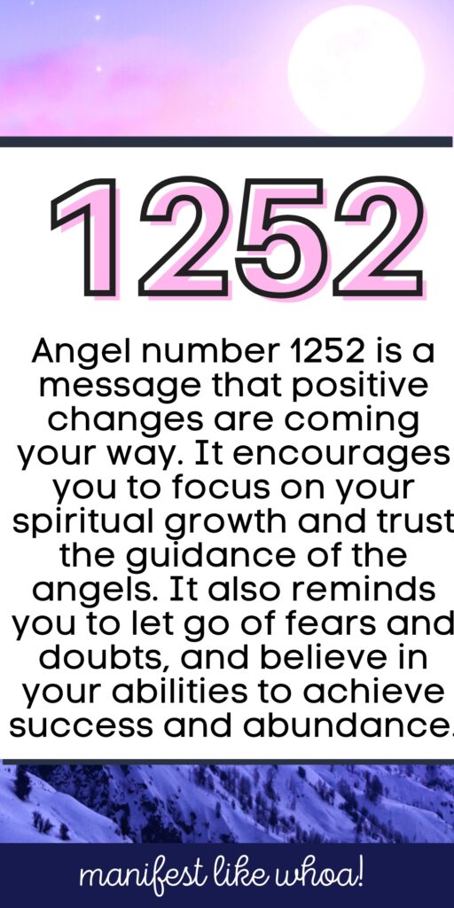1252 Angel Number