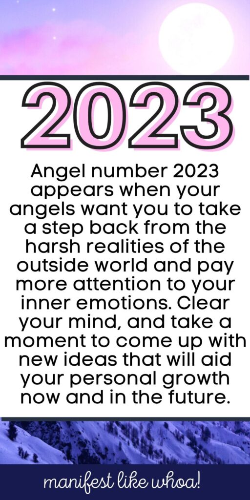 2023 Angel Number Meaning For Manifestation, Law of Attraction & Numerology