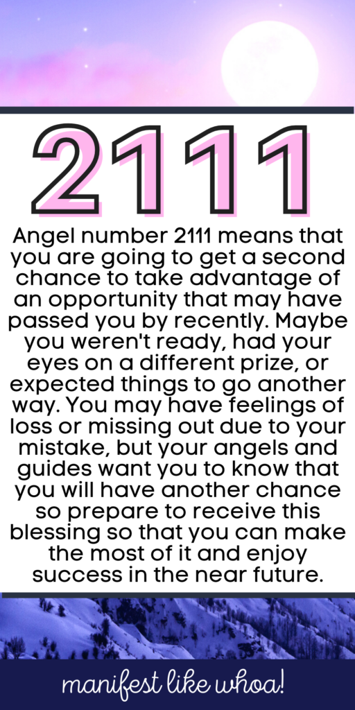 2111 Angel Number Meaning For Manifestation
