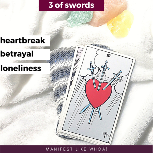 3 of Swords Upright Tarot Card Meanings