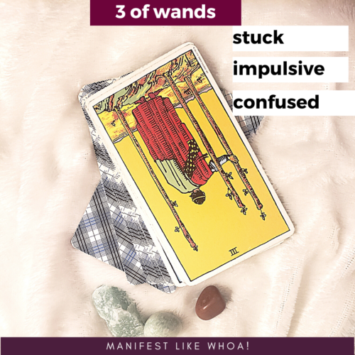 Three of Wands Tarot Card (Reversed)