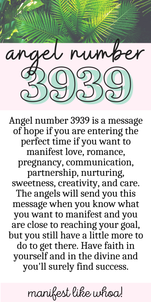 What Does Angel Number 3939 Mean For Manifestation & Law of Attraction? (Angel Numbers)