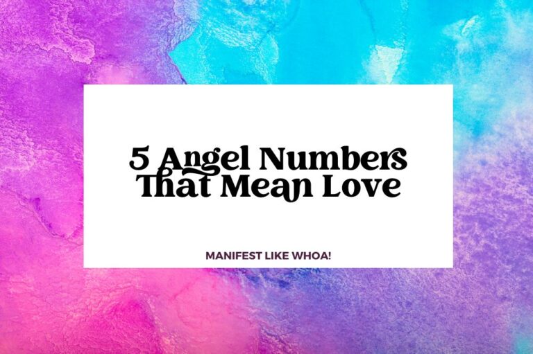5 Angel Numbers That Mean Love
