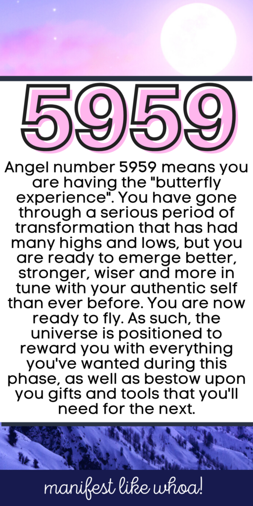 5959 Angel Number Meaning For Manifestation