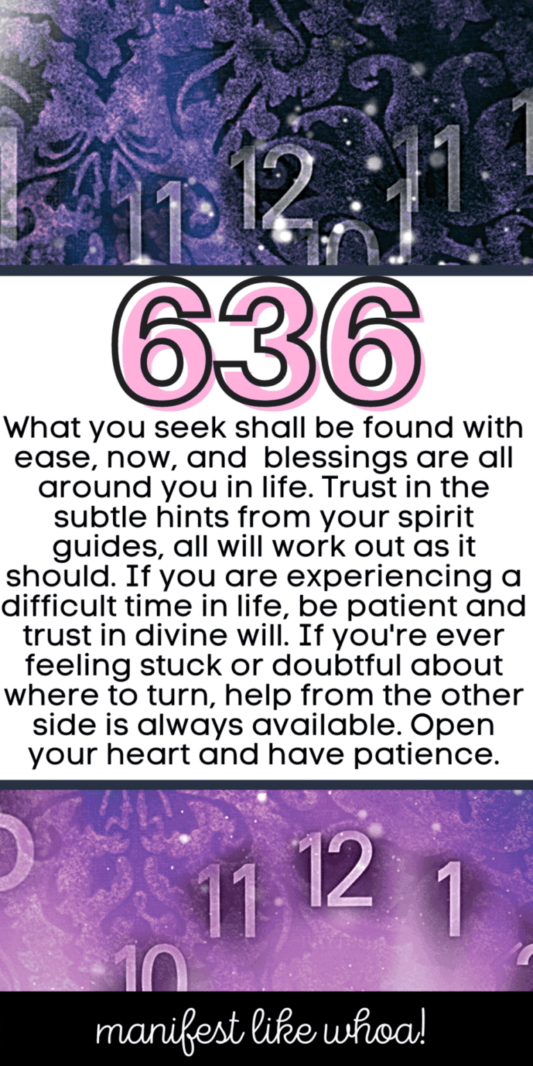 636 Angel Number Meaning For Manifestation & Numerology