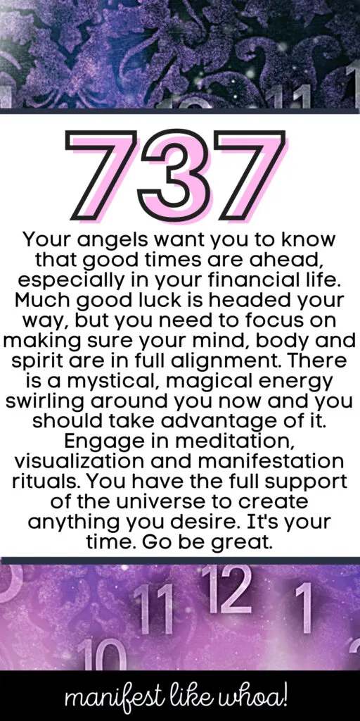 What Does Angel Number 737 Mean For Manifestation & Law of Attraction? (Angel Numbers)