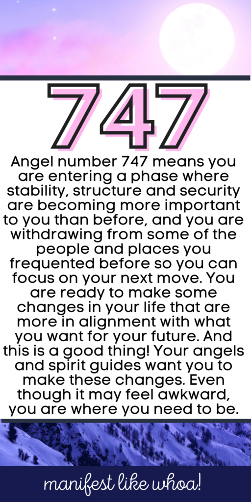 747 Angel Number Meaning For Manifestation