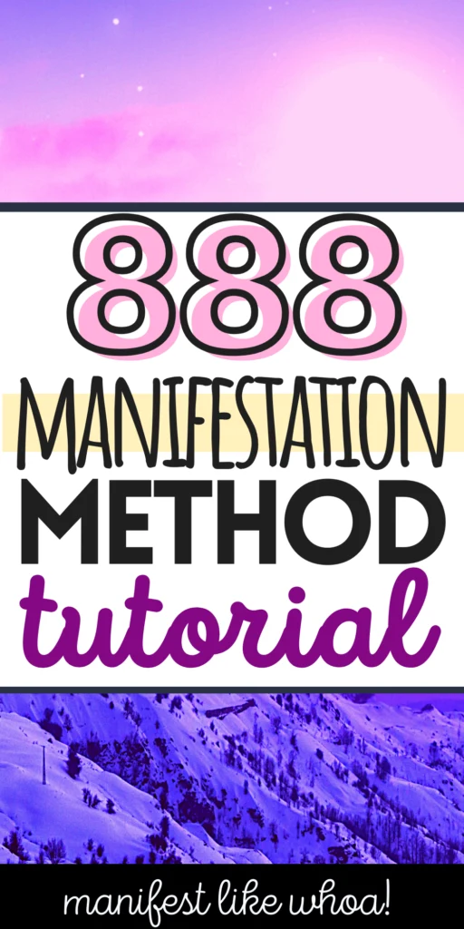How To Do The 888 Manifestation Method & Activate The Law of Attraction
