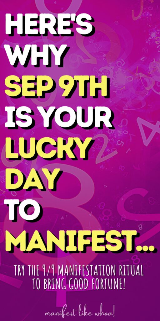 9/9 Manifestation Portal Activation (Free 9/9 Manifestation Ritual For Good Luck, September 9 2021)