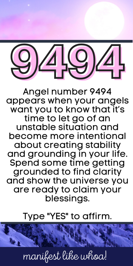 9494 angel number meaning