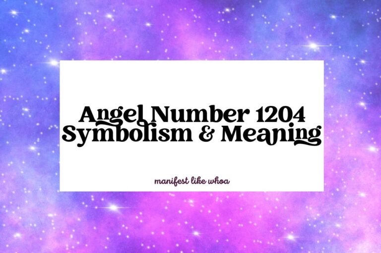 Angel Number 1204 Symbolism & Meaning