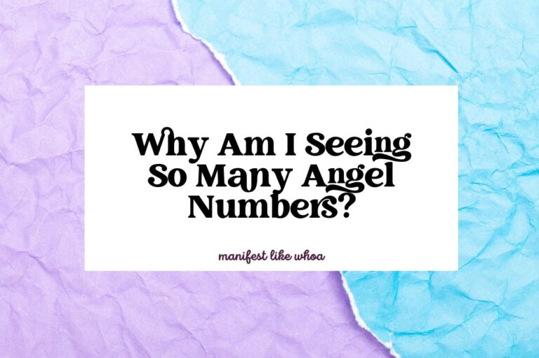 why am i seeing so many angel numbers?