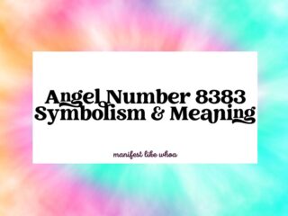 Angel Number 8383 Symbolism & Meaning