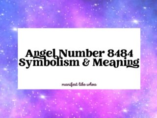 Angel Number 8484 Symbolism & Meaning