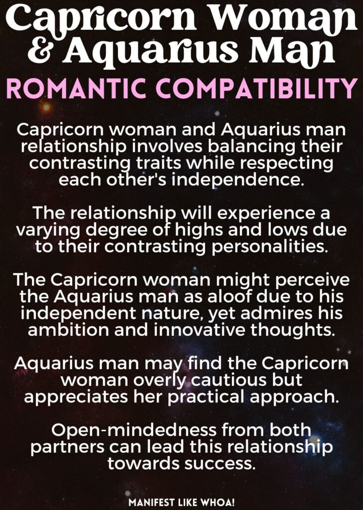 Capricorn Woman & Aquarius Man romance
