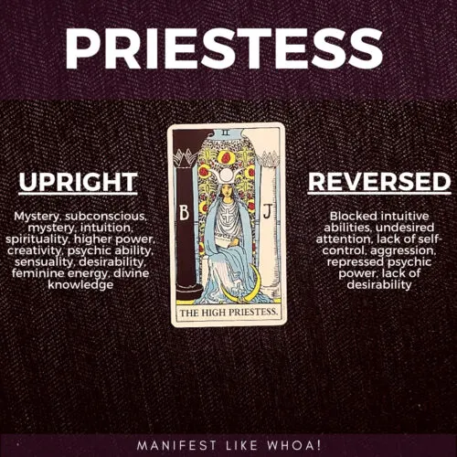 The High Priestess Tarot Card Meaning & Symbolism