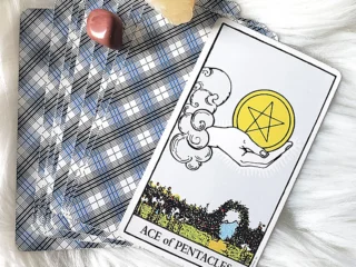 ace of pentacles upright