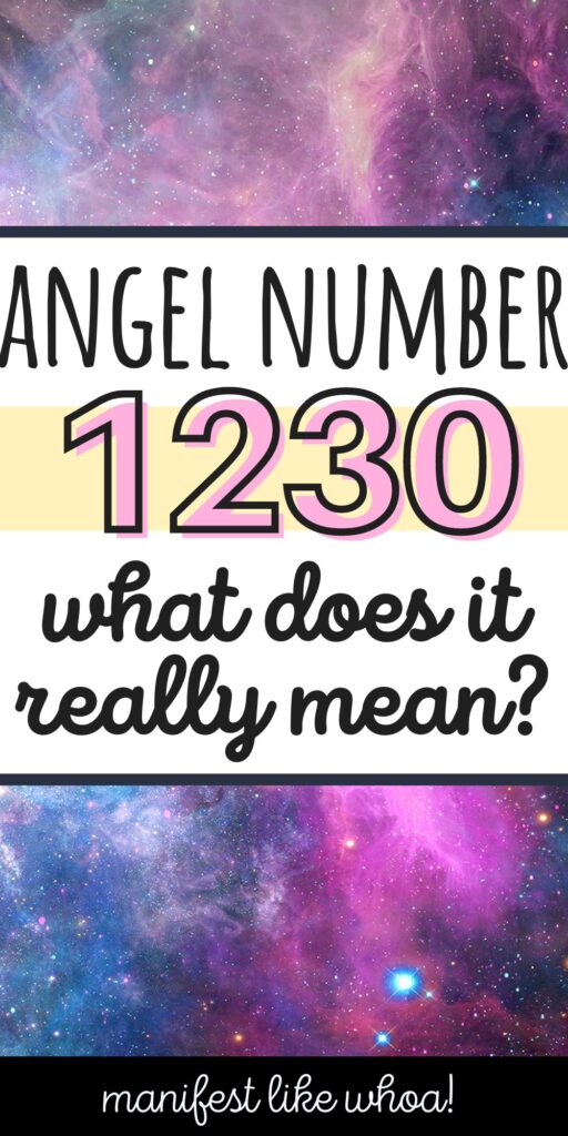 angel number 1230 meaning