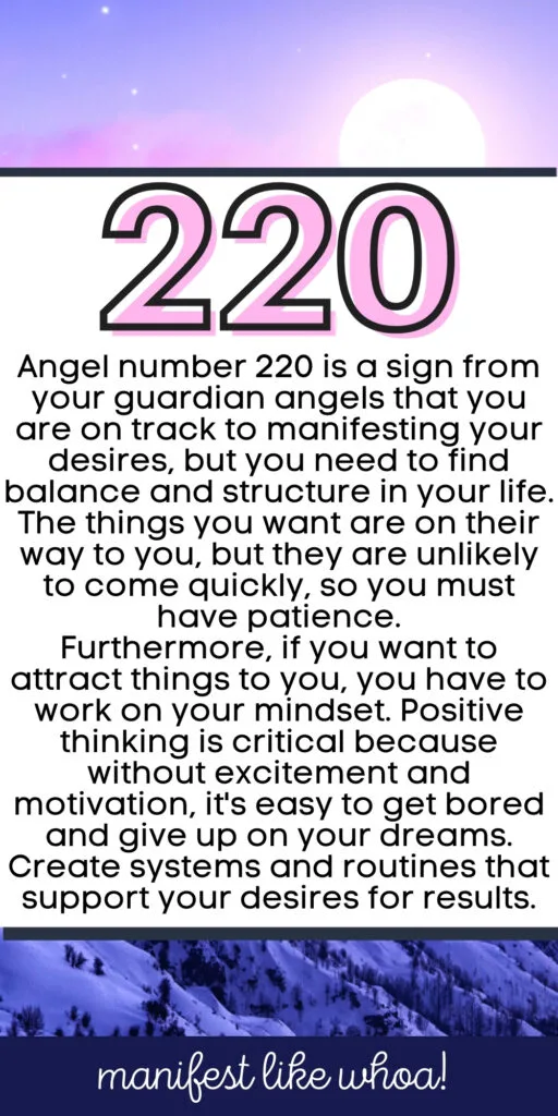 ANGEL NUMBER 220 (Symbolism & Meanings) - Manifest Like Whoa!