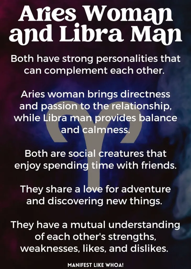 aries woman and libra man love compatibility