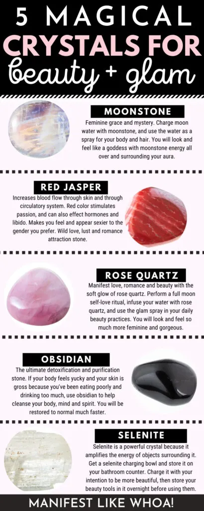 Best Healing Crystals To Manifest Beauty (Manifestation Change Physical Appearance With Crystals)