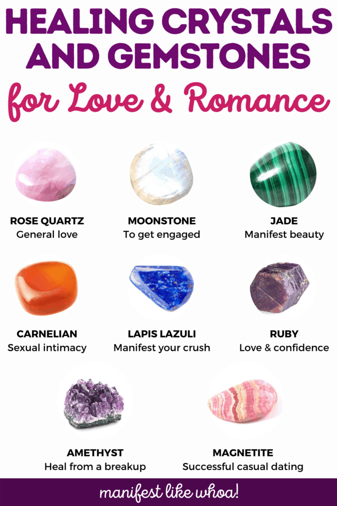 8 Crystals for Love and Relationships (Healing Crystals & Gemstones for Manifesting Love & Romance)