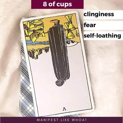 eight of cups reversed