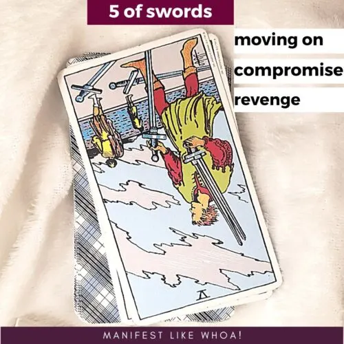 Reversed Five of Swords Tarot Card Meanings