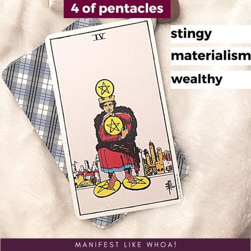 Four of Pentacles Tarot Card Meanings - Learn How To Read Tarot for Beginners