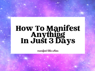 how to manifest anything in three days neville goddard