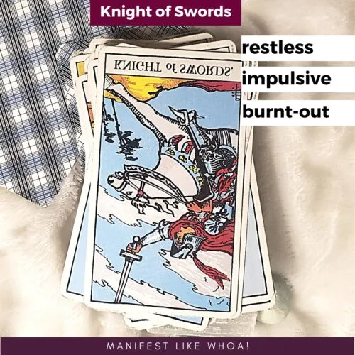knight of swords reversed