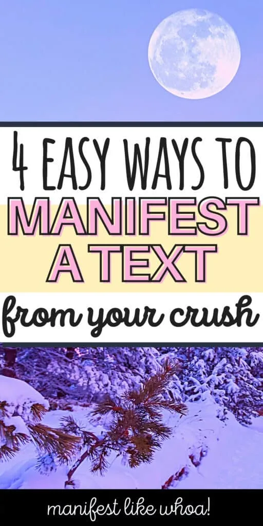 How To Manifest A Text From A Specific Person (Ex Back, Crush, Boyfriend)