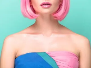 beautiful woman in pink wig missing angel numbers one minute 111