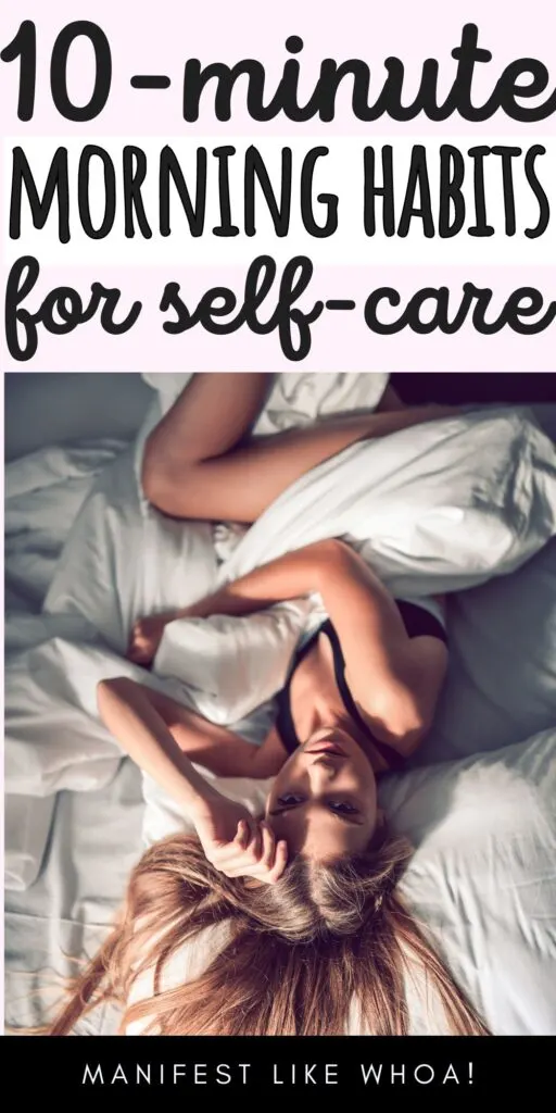 morning habits for self care
