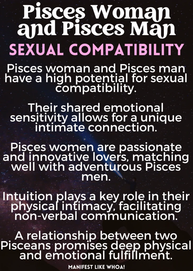 pisces woman and pisces man sexual compatibilility