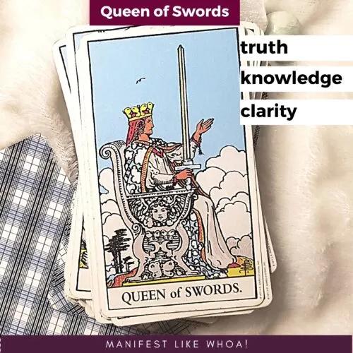 queen of swords upright