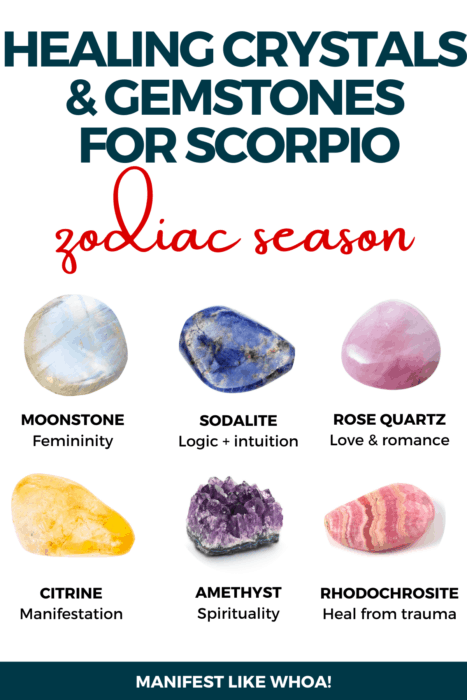 Healing Crystals & Gemstones for Scorpio Season (Manifesting Crystal Healing)