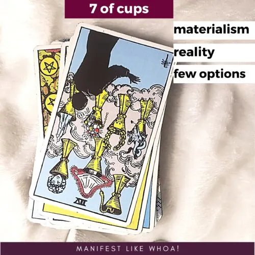 seven of cups reversed