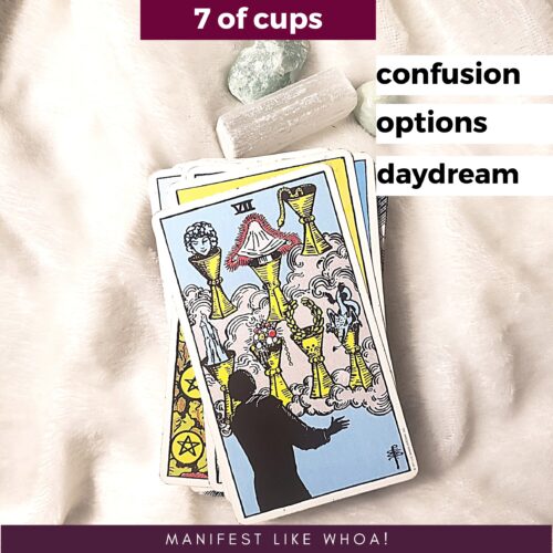 seven of cups upright