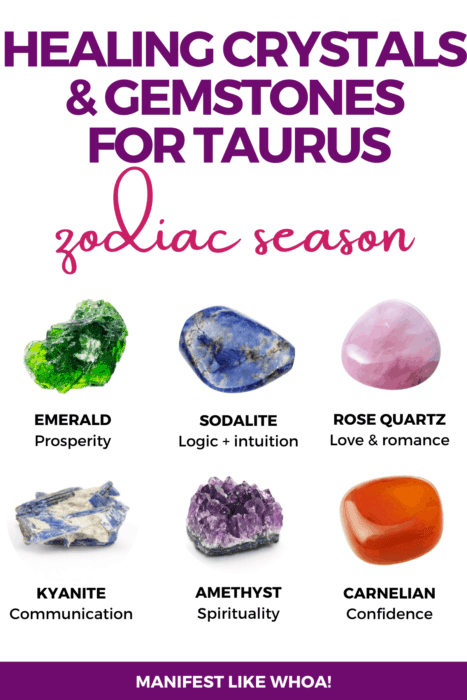 Healing Crystals & Gemstones for Taurus Season (Manifesting Crystal Healing)