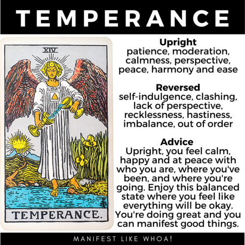 Temperance Tarot Guide, Meanings & Symbolism (Major Arcana)