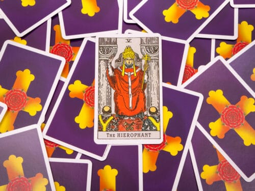 Tarot cards Tarot, the hierophant card