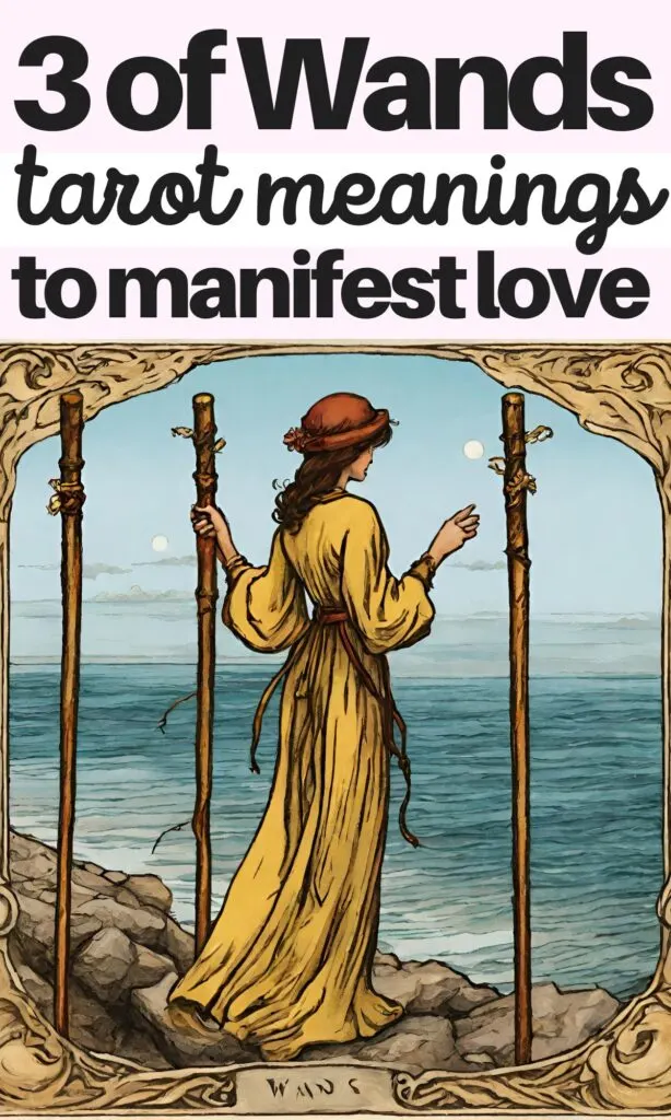 three of wands manifest love law of attraction