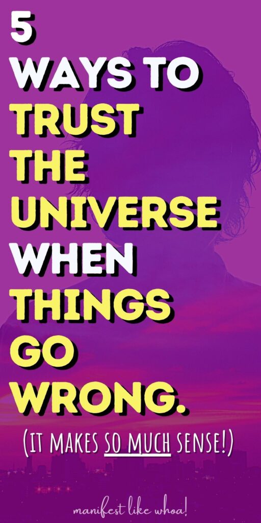 How To Trust The Universe When Things Go Wrong