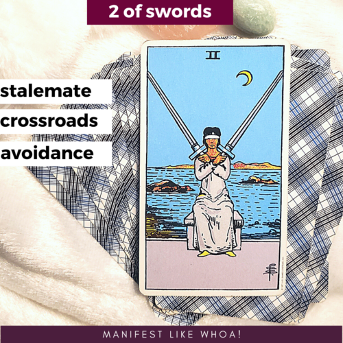 Two of Swords Tarot Card Meaning - Minor Arcana - Learn How To Read Tarot For Beginners