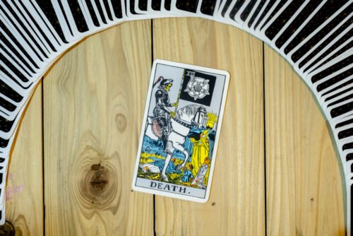 Deck of Tarot cards ; DEATH .