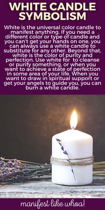 White Candle Meaning & Symbolism For Manifesting (Candle Magick & Law of Attraction)